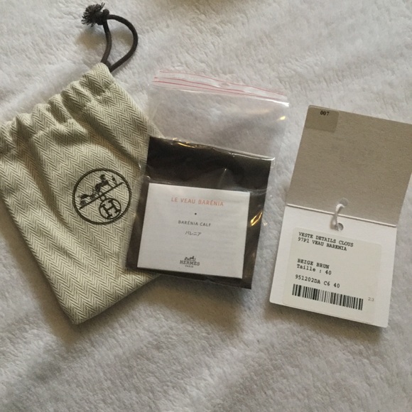 Hermes Paris Leather Jacket NWT - Picture 8 of 10